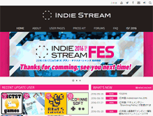Tablet Screenshot of indie-stream.net